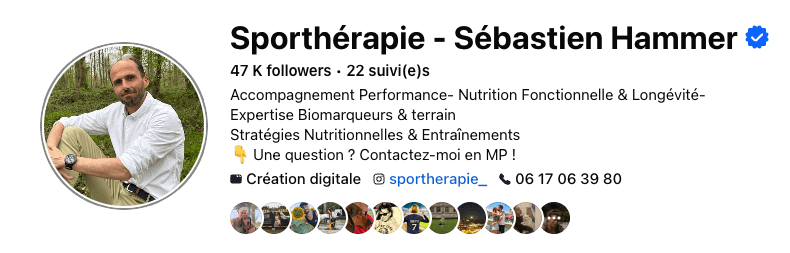 Capture Facebook Compte Sporthérapie